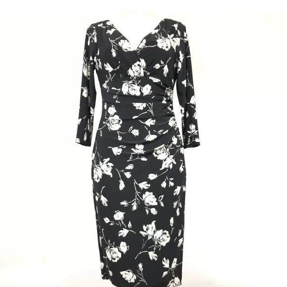 Lauren Ralph Lauren Dresses & Skirts - Lauren Ralph LaurenV-Neck 3/4 Sleeve  Dress